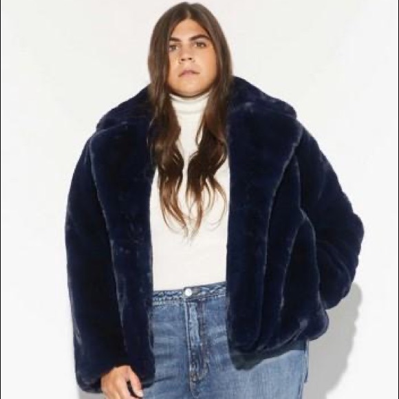 NWT Apparis Manon Faux Fur Coat - Picture 2 of 5